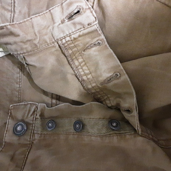 Smog pant men's 38 brown butterfly button closure straight legs - Picture 6 of 9